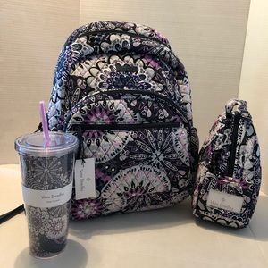 Vera Mimosa Medallion Backpack Lunch Bag & Tumbler